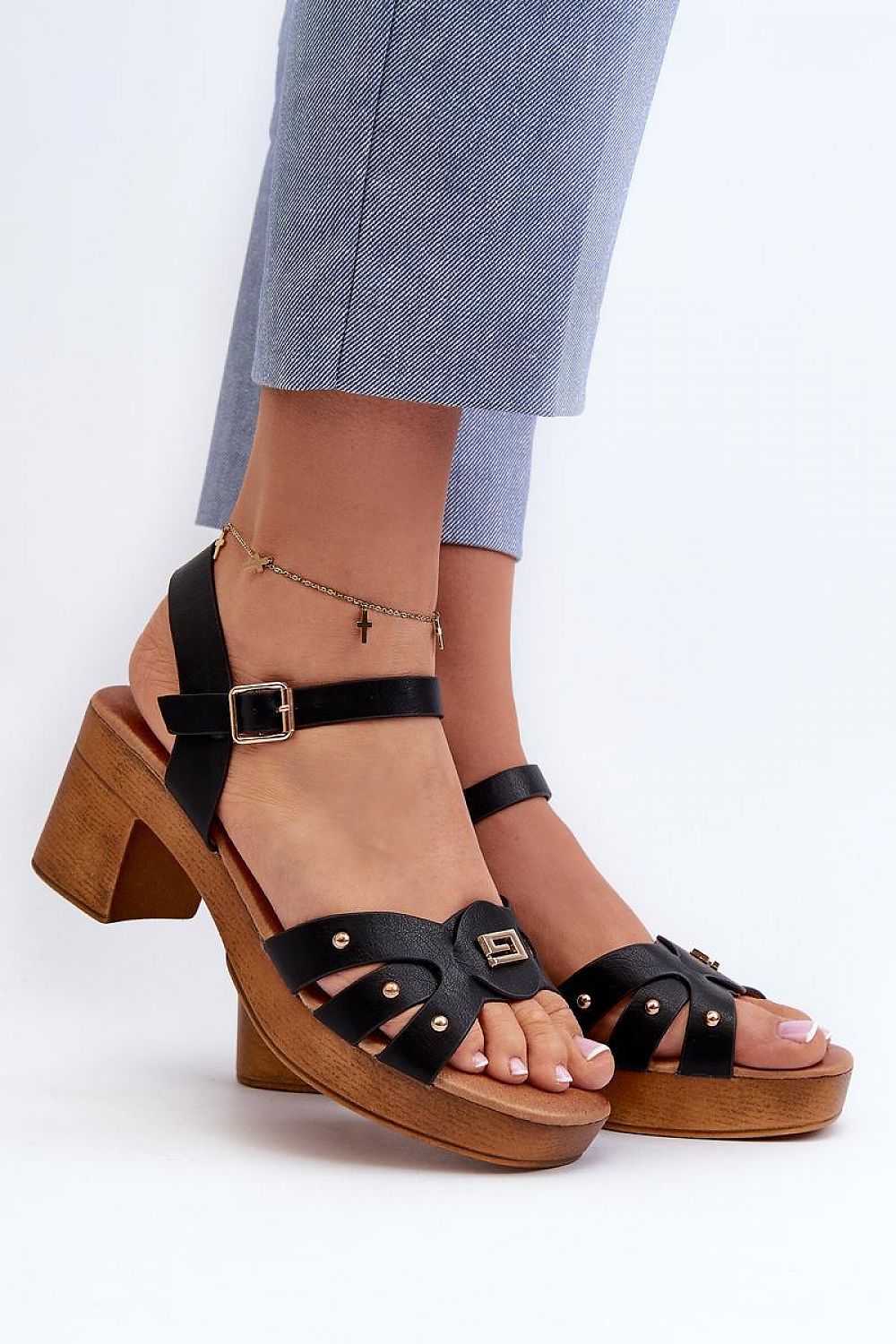  Sandalen mit Absatz model 196335 Step in style 