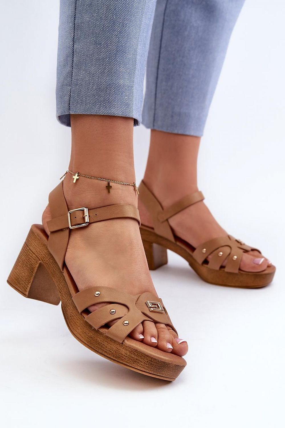  Sandalen mit Absatz model 196336 Step in style 