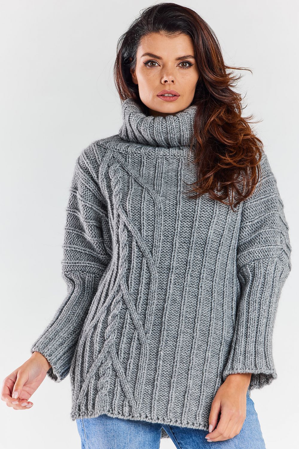  Rollkragenpullover model 173936 awama 