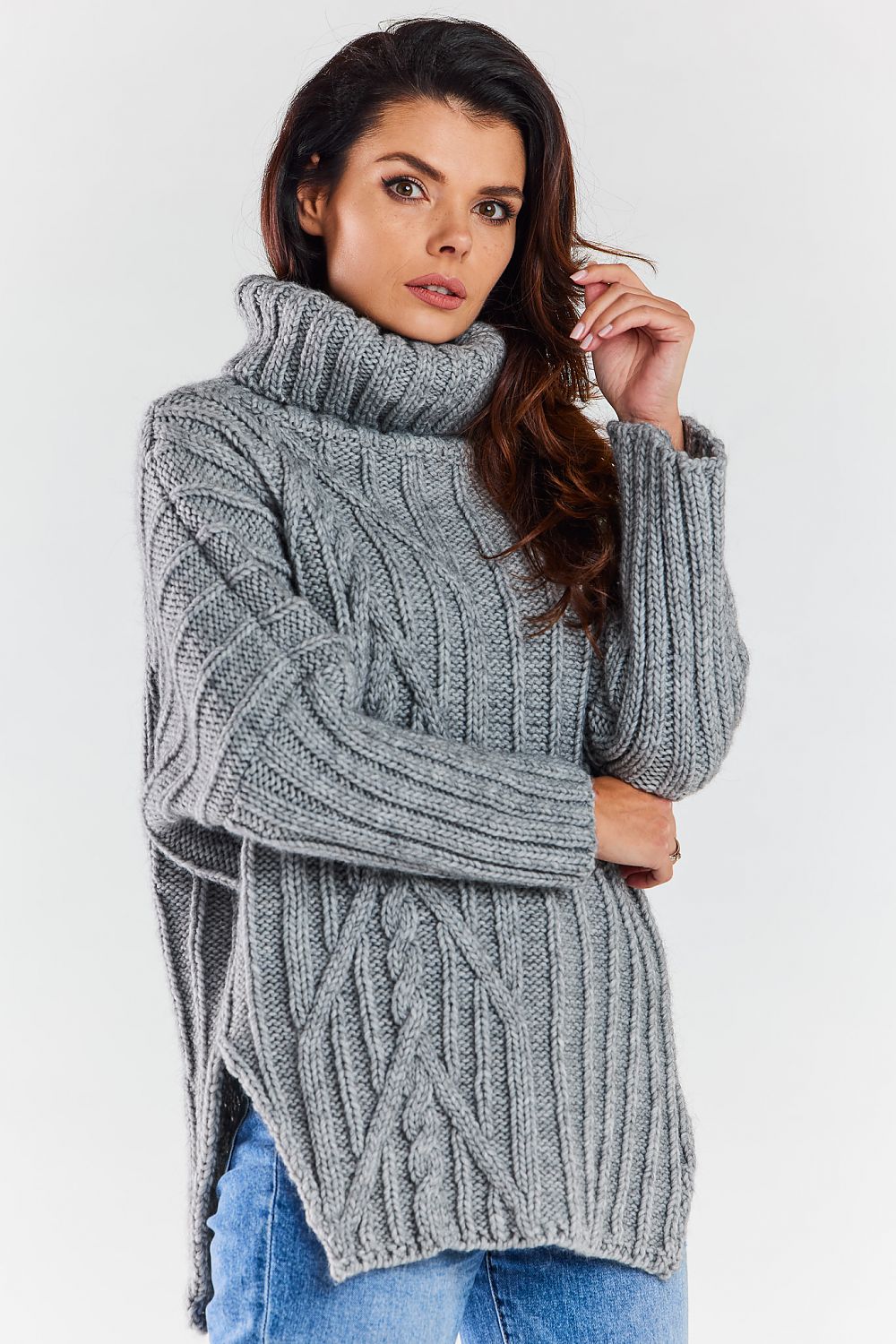  Rollkragenpullover model 173936 awama 