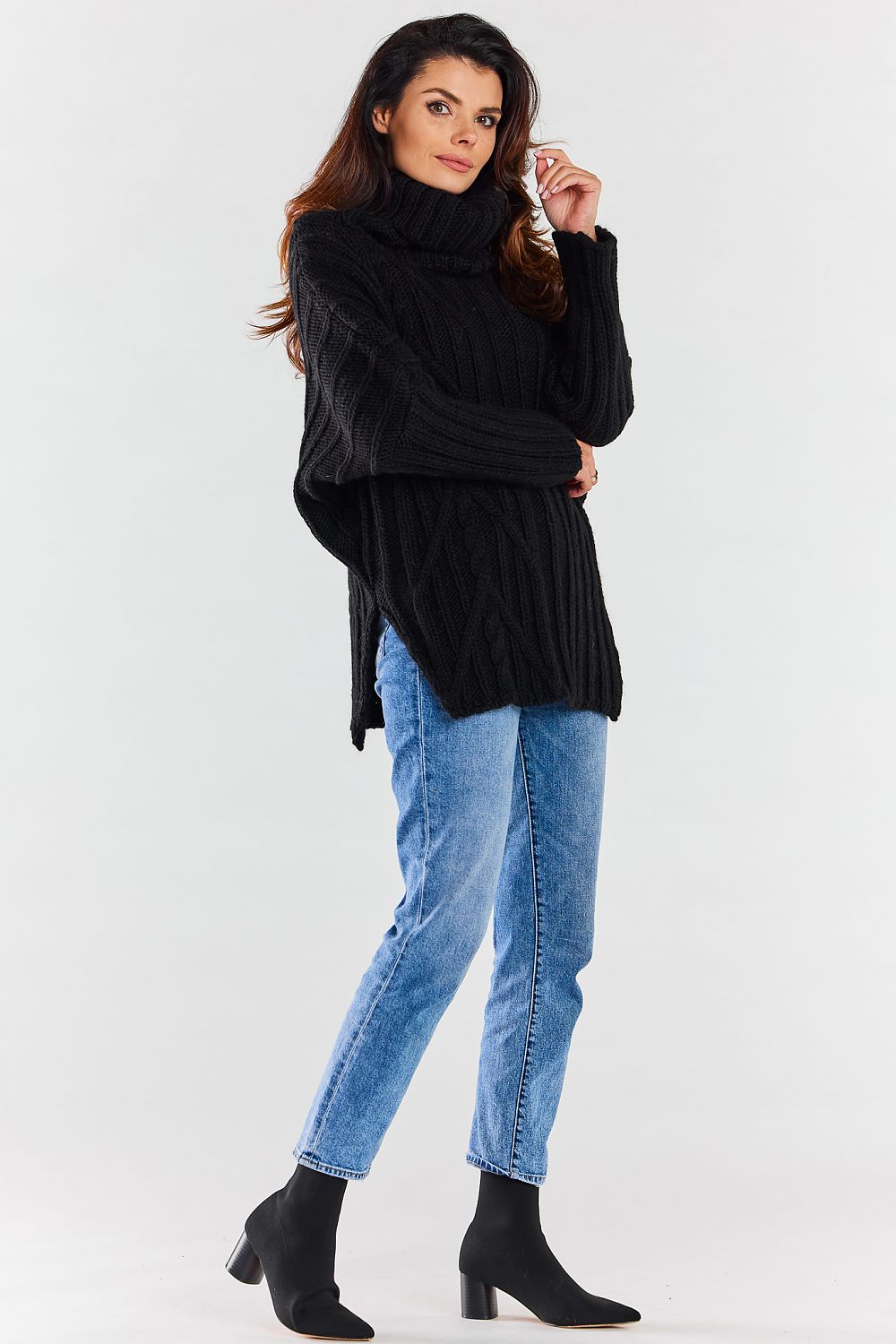  Rollkragenpullover model 173939 awama 